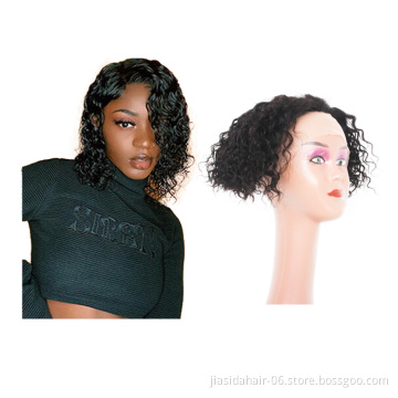 Short Brazilian Pixie Cut Curly Wig,Cheap Perruque T part Lace 13x6,Hd Lace Human Hair Wig For Black Women